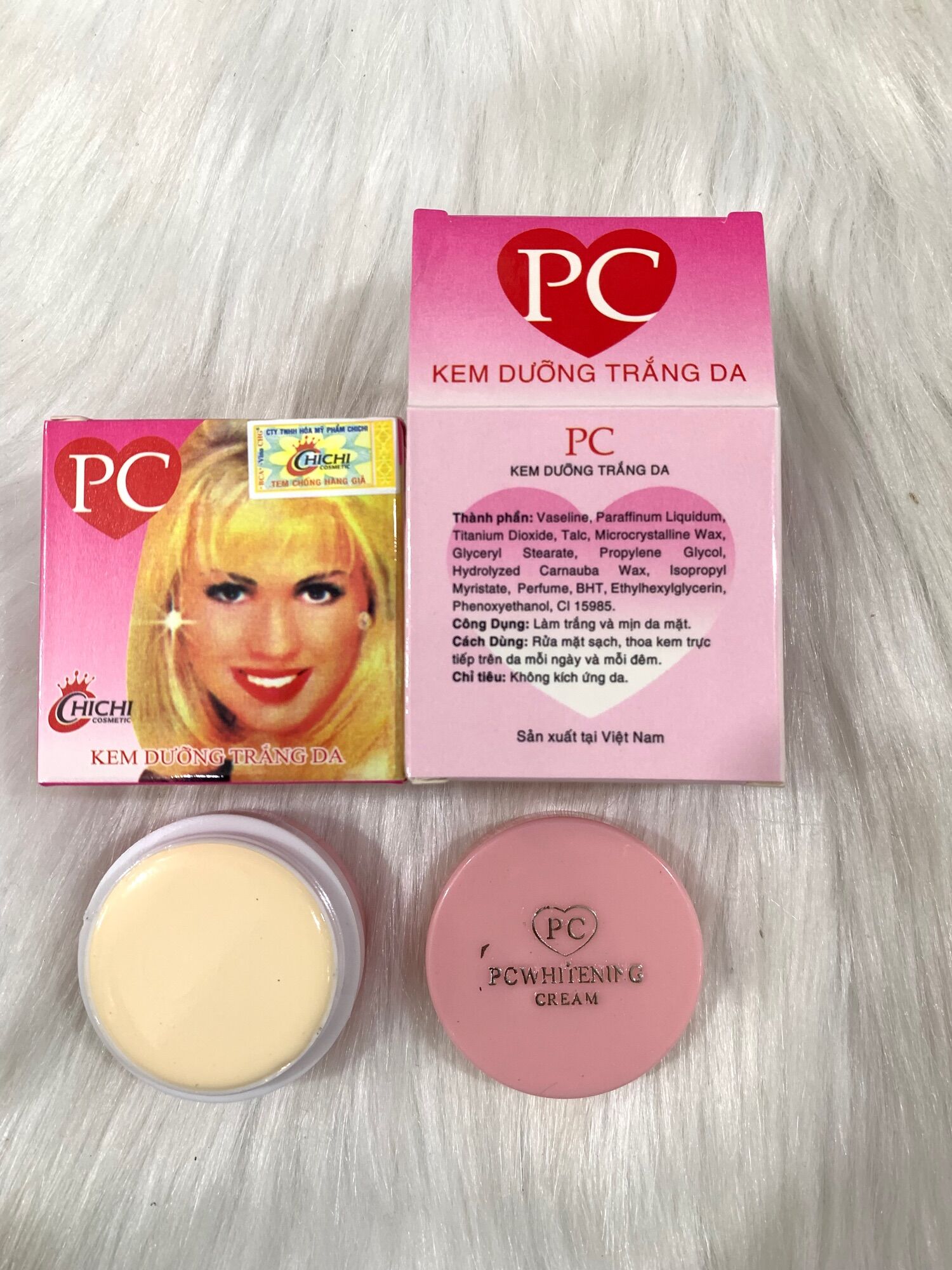 Kem pc chi chi dưỡng trắng da hủ 4,5g