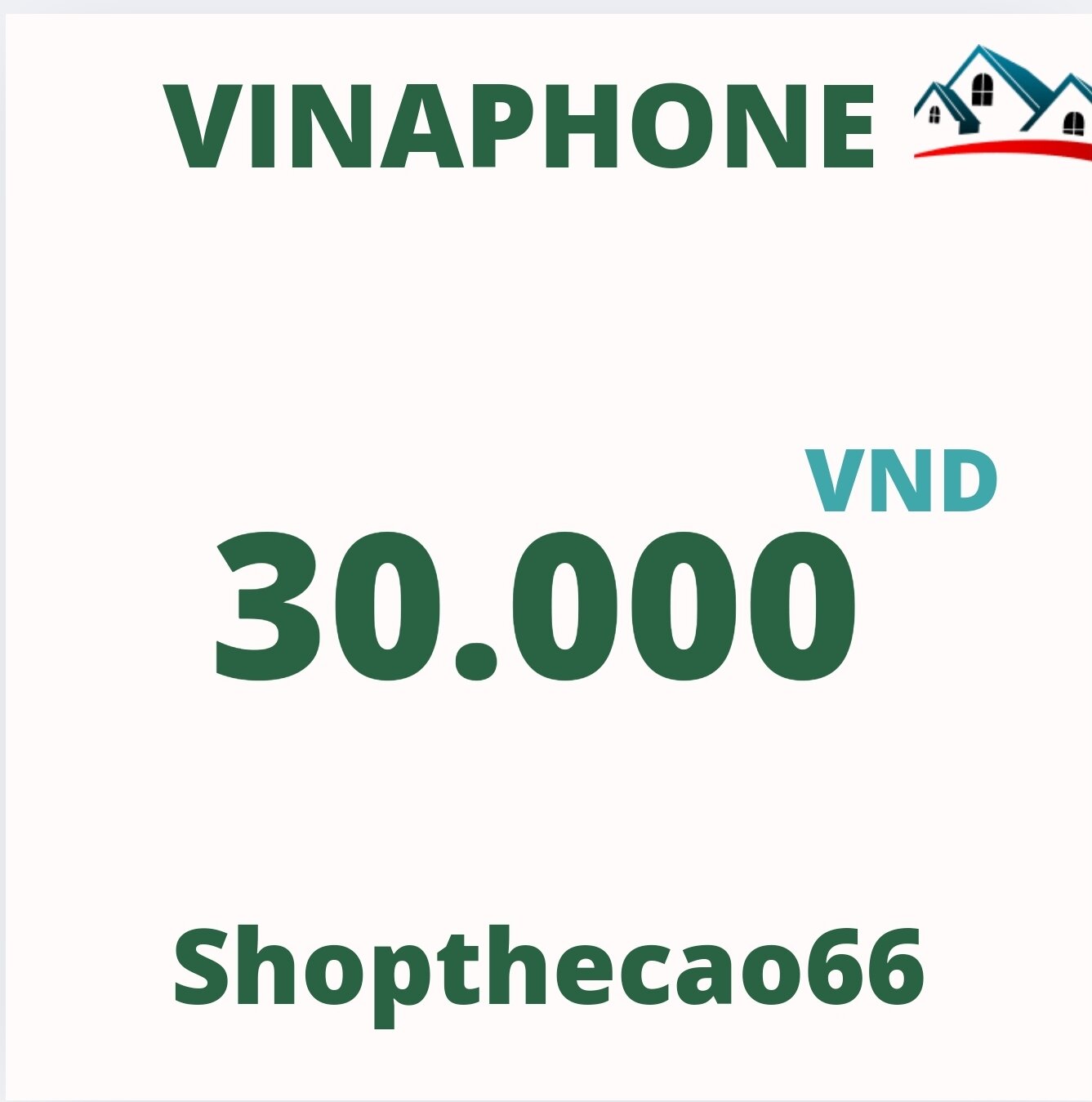Vinaphone scratch card 30,000 VND
