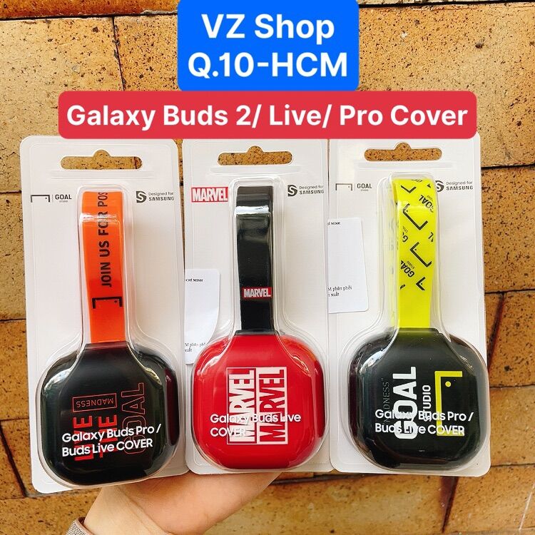 Chính hãng nguyên seal-Ốp Marvel cover cho tai nghe Samsung Galaxy Buds Pro/ Buds Live/ Buds 2
