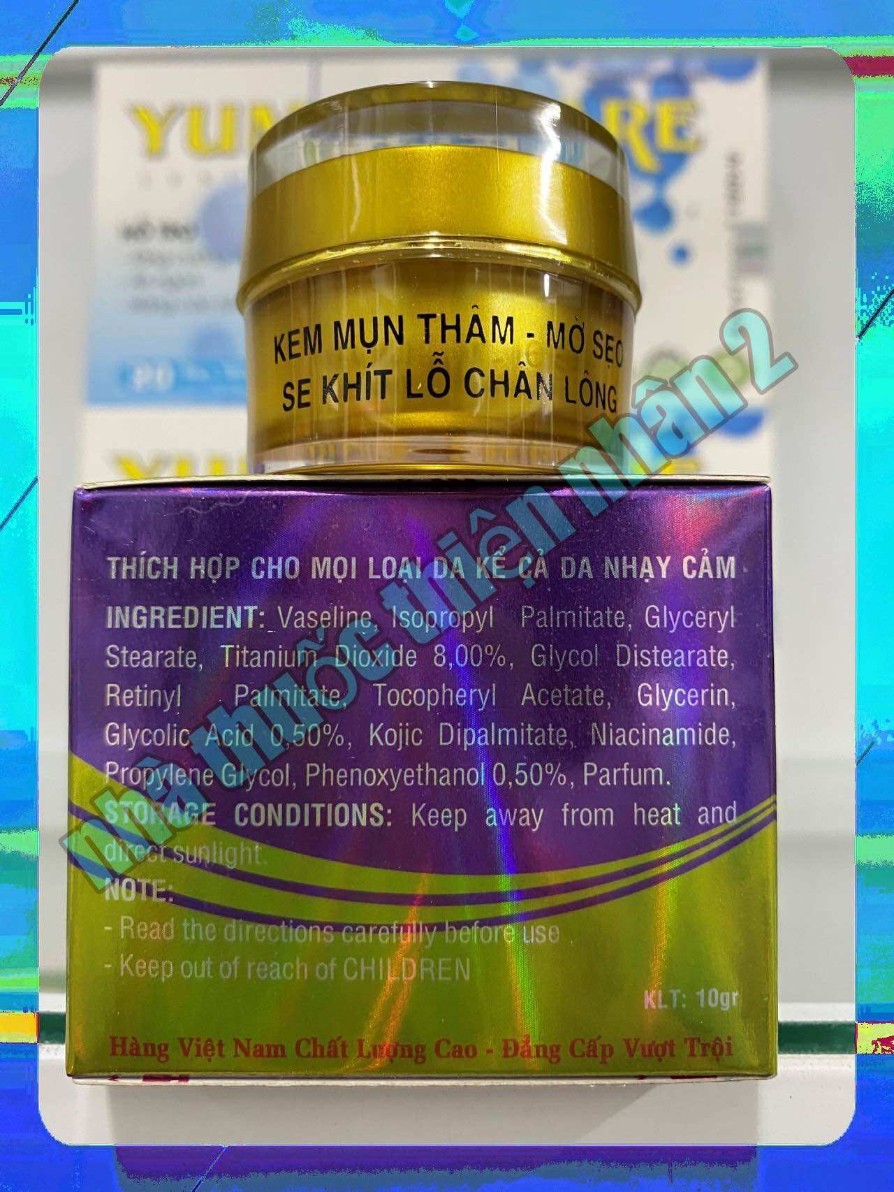 kem mụn, thâm mờ sẹo, pt bert thảo mộc trà xanh ( hộp 10g, 15g, 20g, 25g )