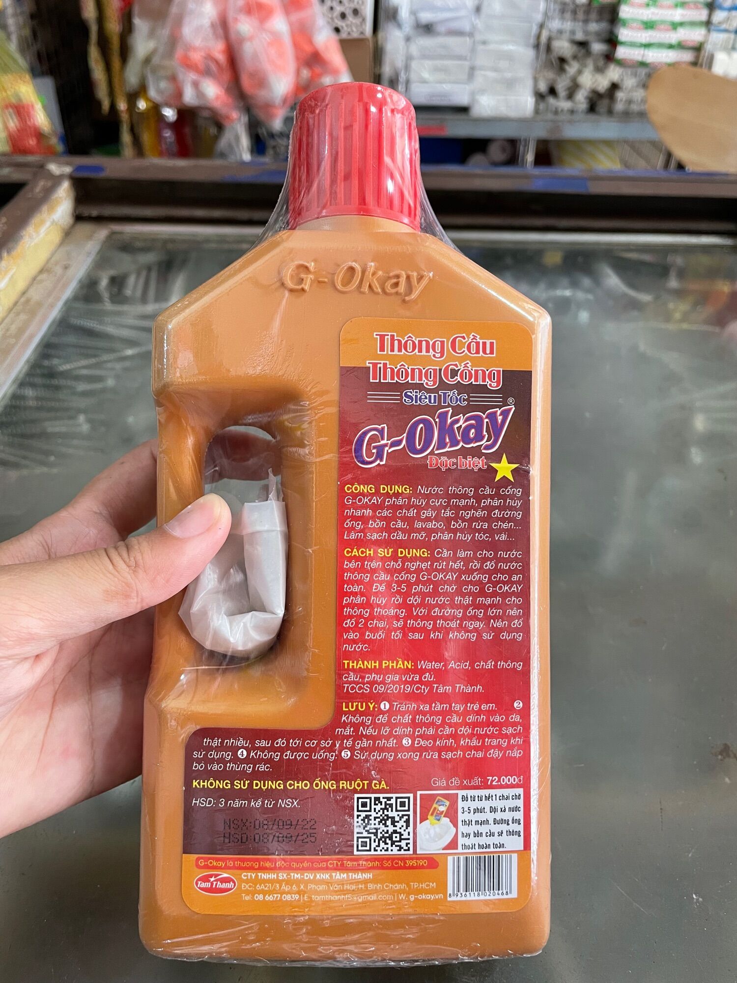 Chai Thông Cầu Cống Siêu Mạnh G-Okay