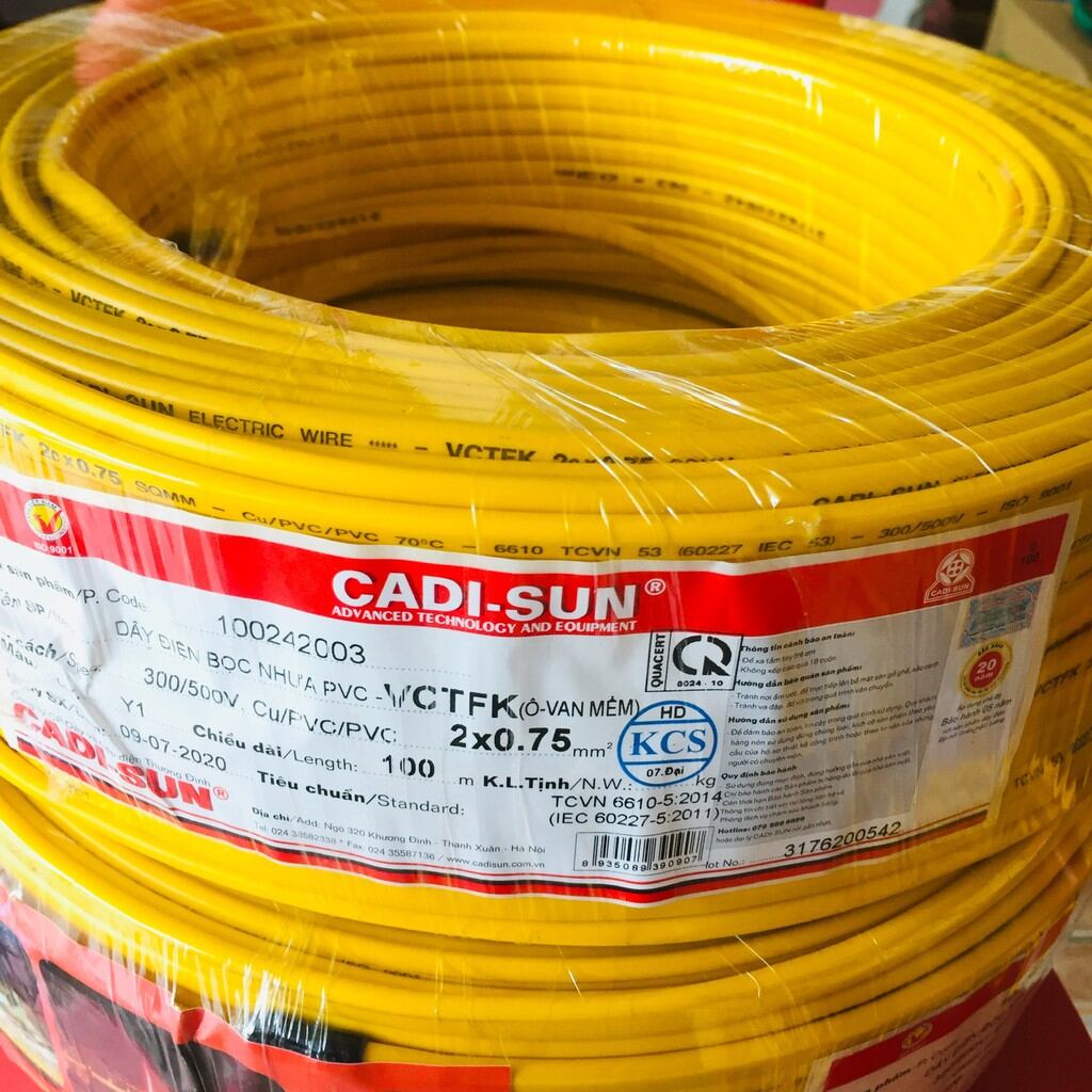 Dây điện Trần Phú, Cadisun chính hãng