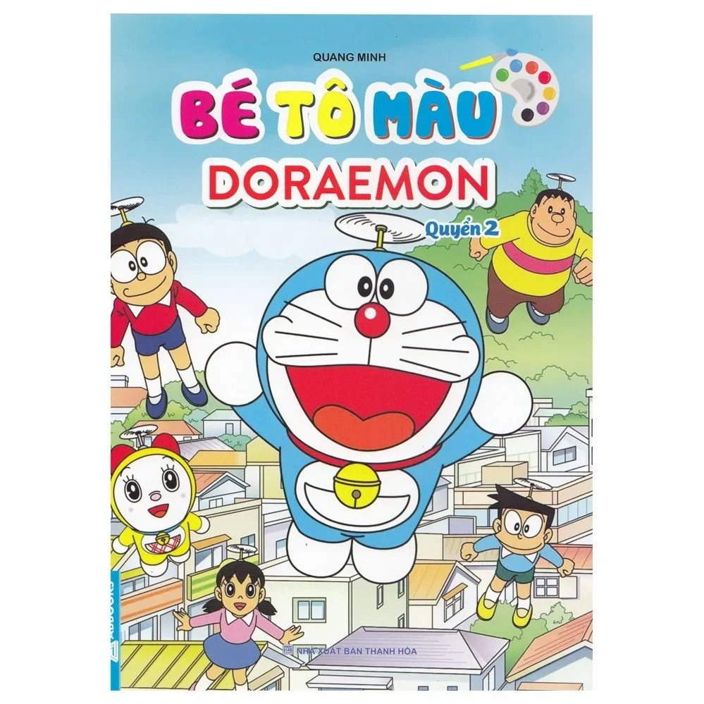 Sách - Bé Tô Màu - Chủ Đề Doraemon - Trọn Bộ 5 Cuốn