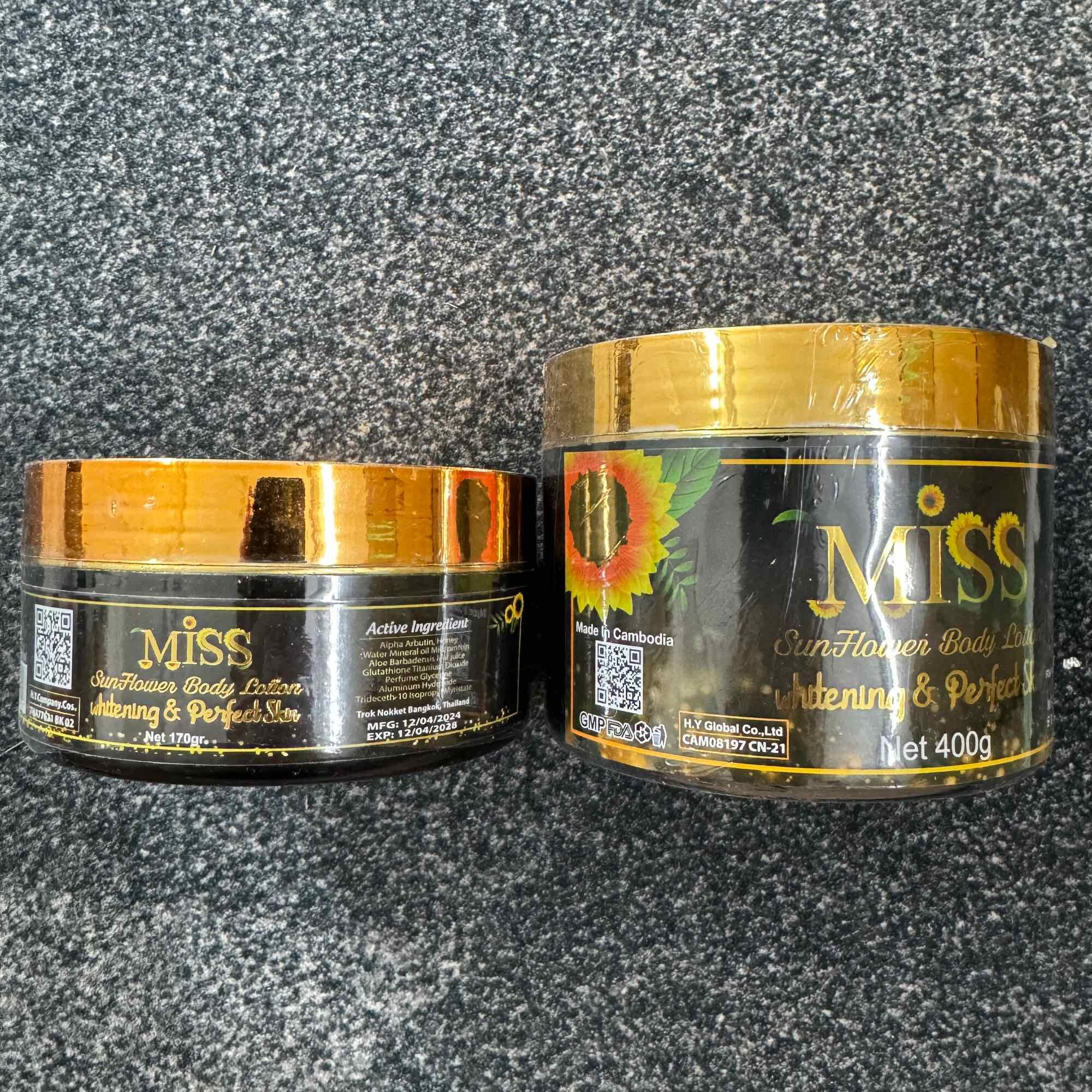 Kem body  Miss Thái Lan dưỡng trắng da makeup , chống nắng và kháng nước nhẹ hàng chính hãng