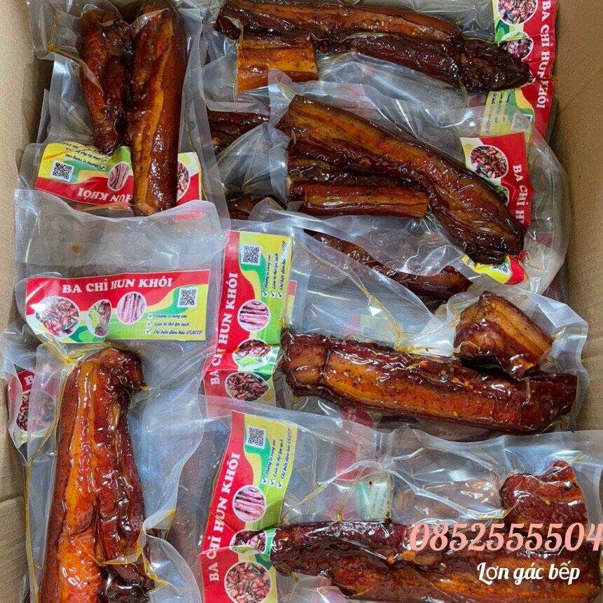 Ba chỉ xông khói, hun khói - đặc sản tây bắc , 500gram