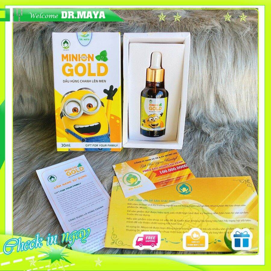 Dầu húng chanh minion 30ml