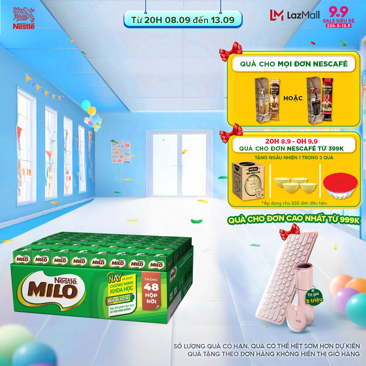 [FREESHIP HCM & HN] [Không màng co] Sữa lúa mạch Nestlé® MILO® thùng 48 hộp x 180ml (12x4x180ml)