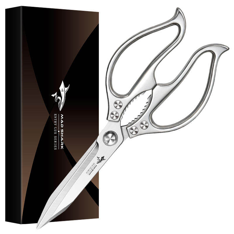 Mad Shark | Kéo Bếp Độ Cứng Cao Sắc Bén Inox Thực Phẩm