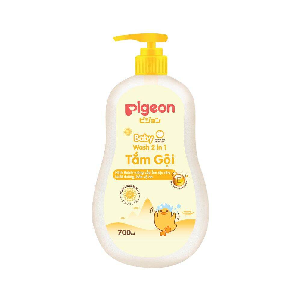 Sữa tắm gội toàn thân Pigeon cho bé 700ml