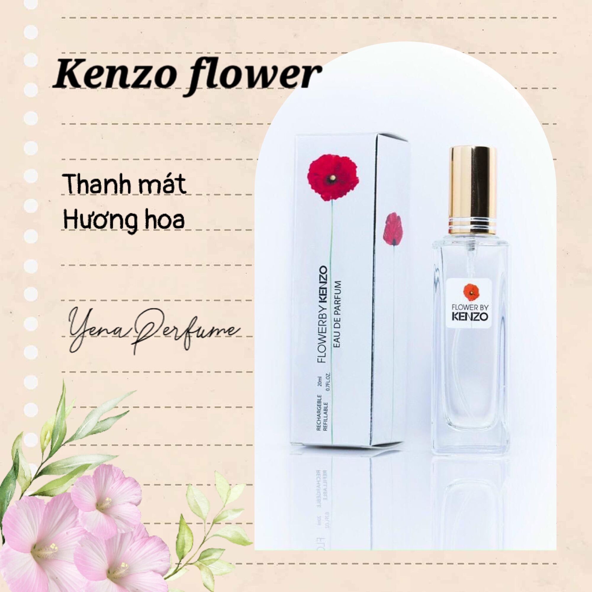 Nước Hoa Nữ Kenzo Flower Chiết 20Ml