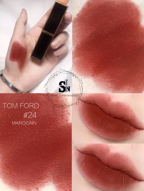 Son Tom Ford Lip Color Màu 24 Marocain Đỏ Đất