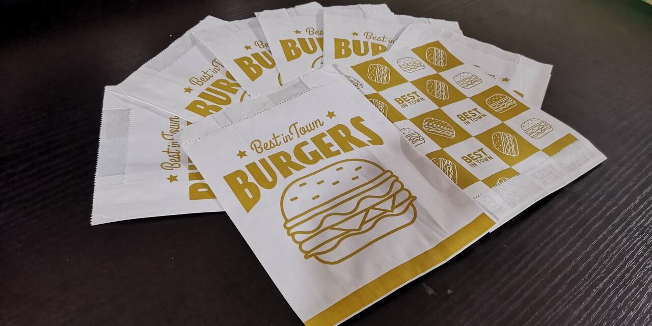 100 túi bánh mì hamburger, túi hamburger