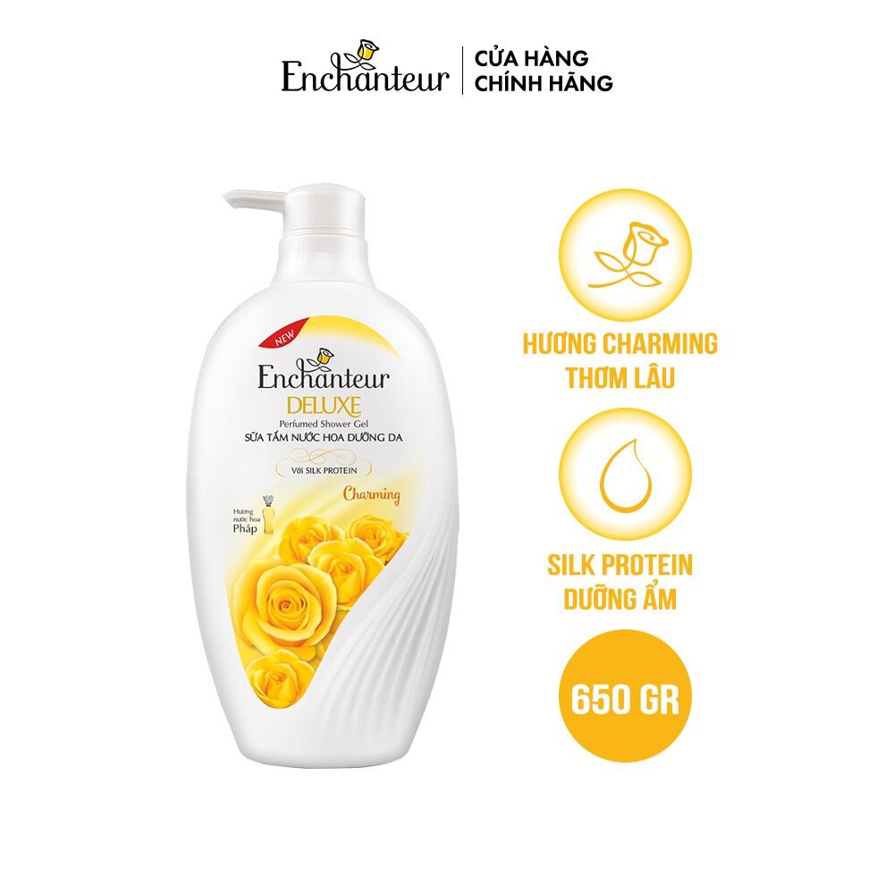 Sữa tắm nước hoa dưỡng da Enchanteur 650g