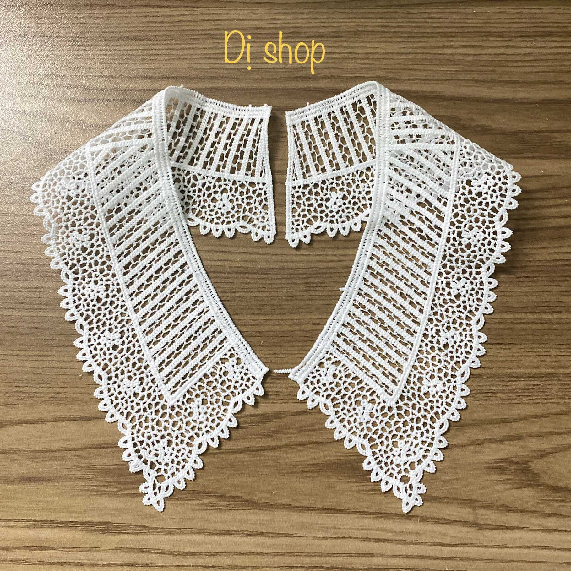 Cổ cotton 2 lá 2 bên ( cổ dành cho áo sơ mi hoặc chữ v phối trước vai)