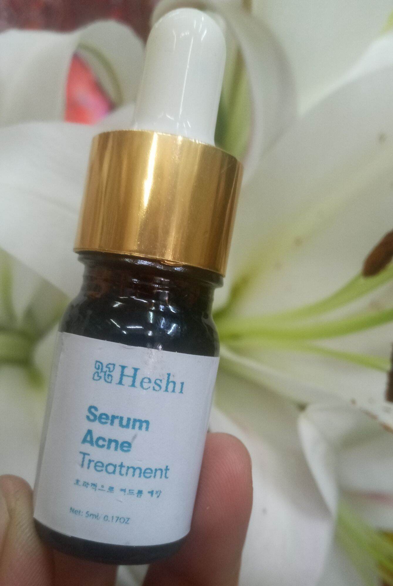 Cách sử dụng serum trị mụn heshi hiệu quả