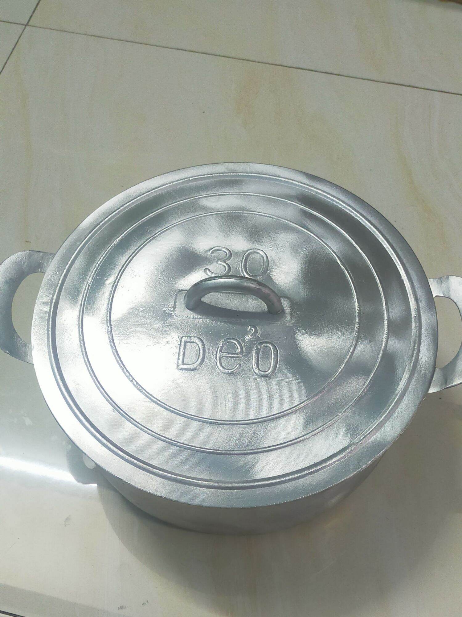 nồi gang đúc thủ công số 30dk28cm đã xoa bóng