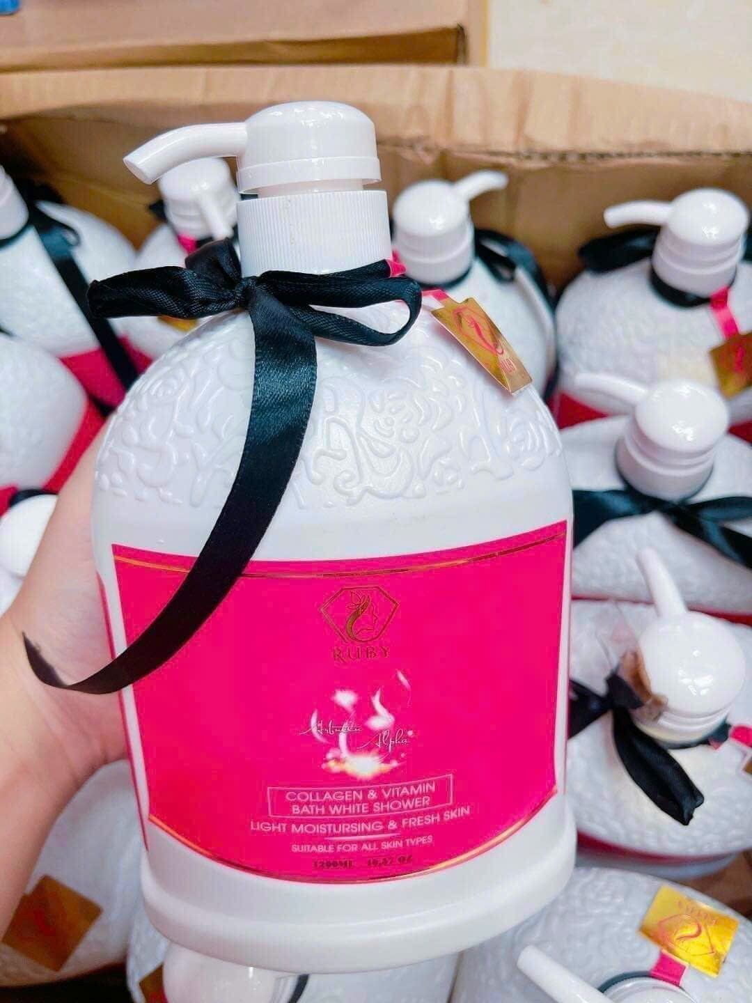 Combo 2chai sữa tắm nước hoa Ruby 1200ml Thái Lan