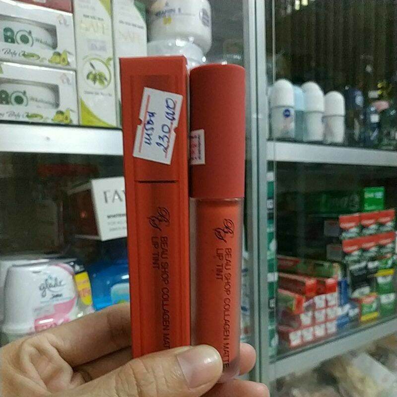 Son kem lì phủ collagen beau shop hàn quốc chính hãng