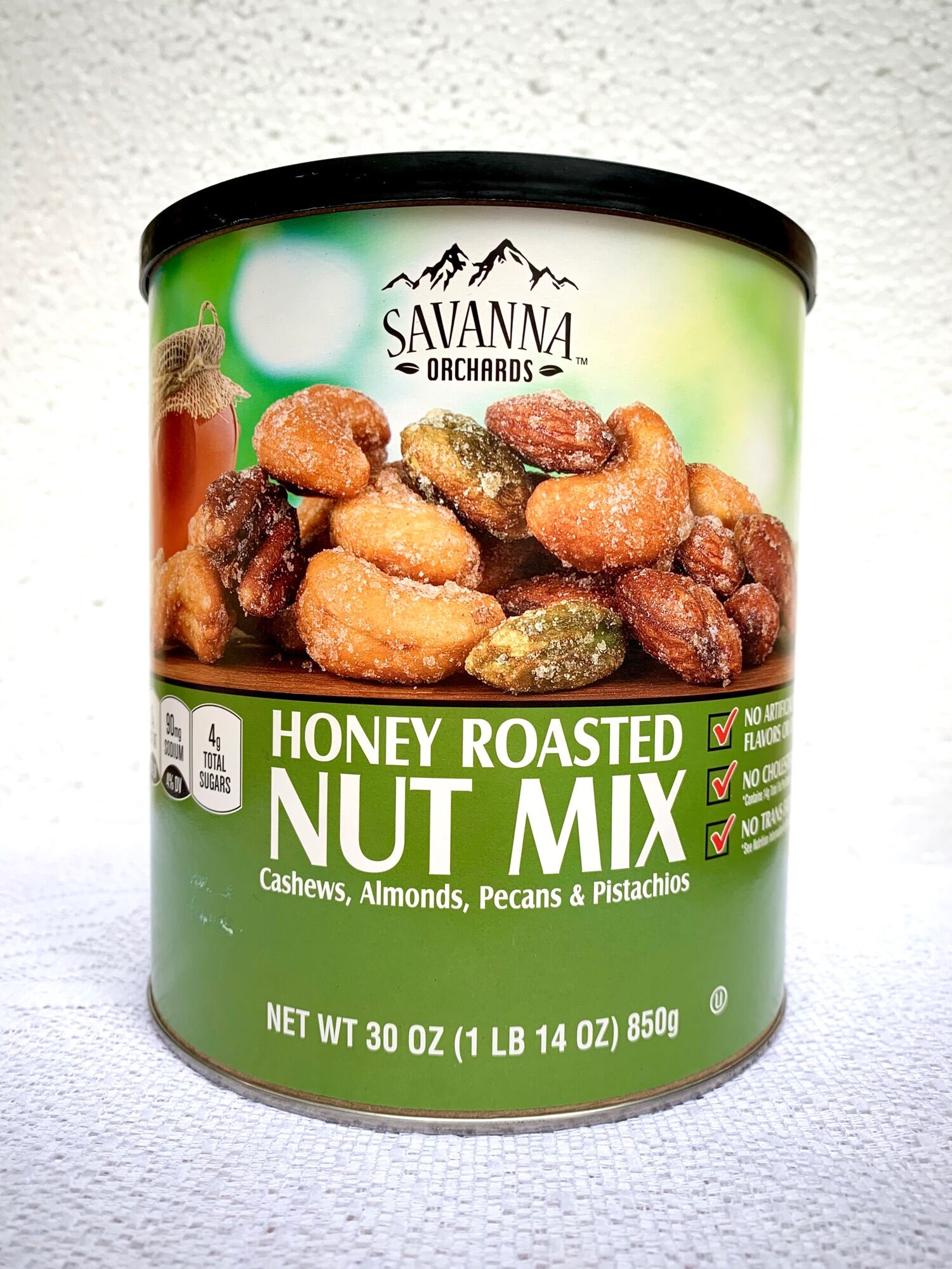 Hạt hỗn hợp tẩm mật ong Savanna Orchards Honey Roasted 850g Mỹ