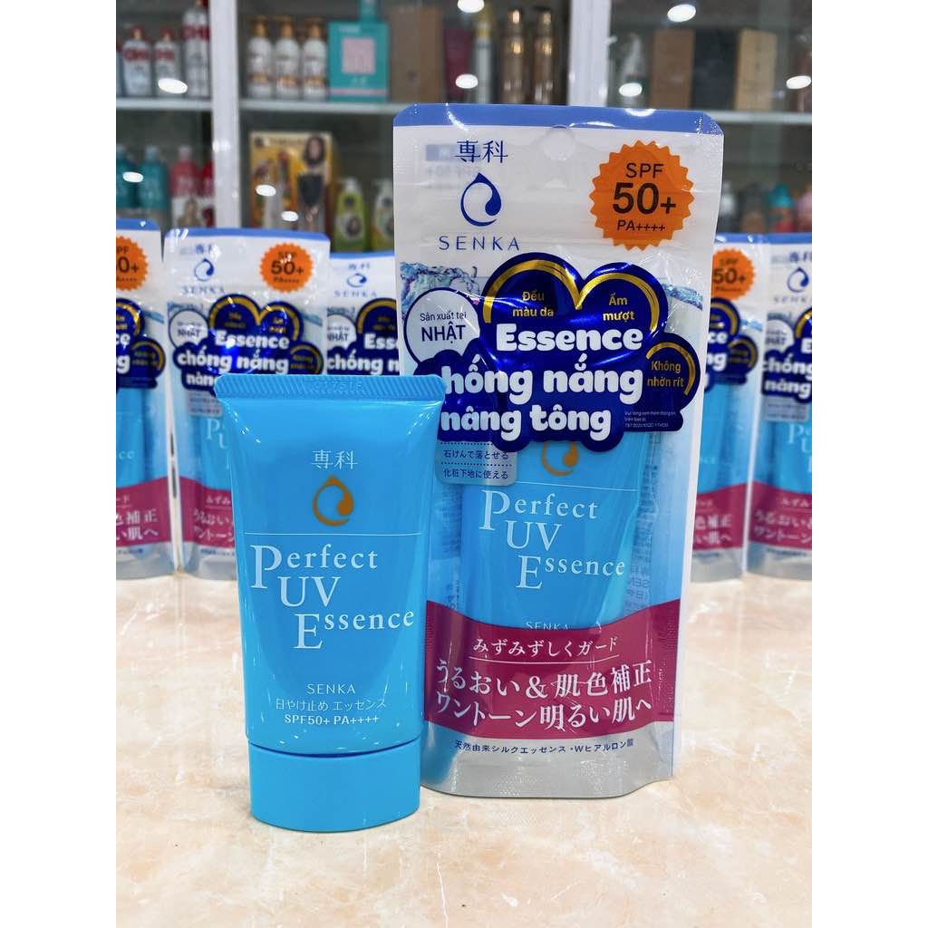 Kem chống nắng dạng essence senka perfect uv spf50+ pa++++
