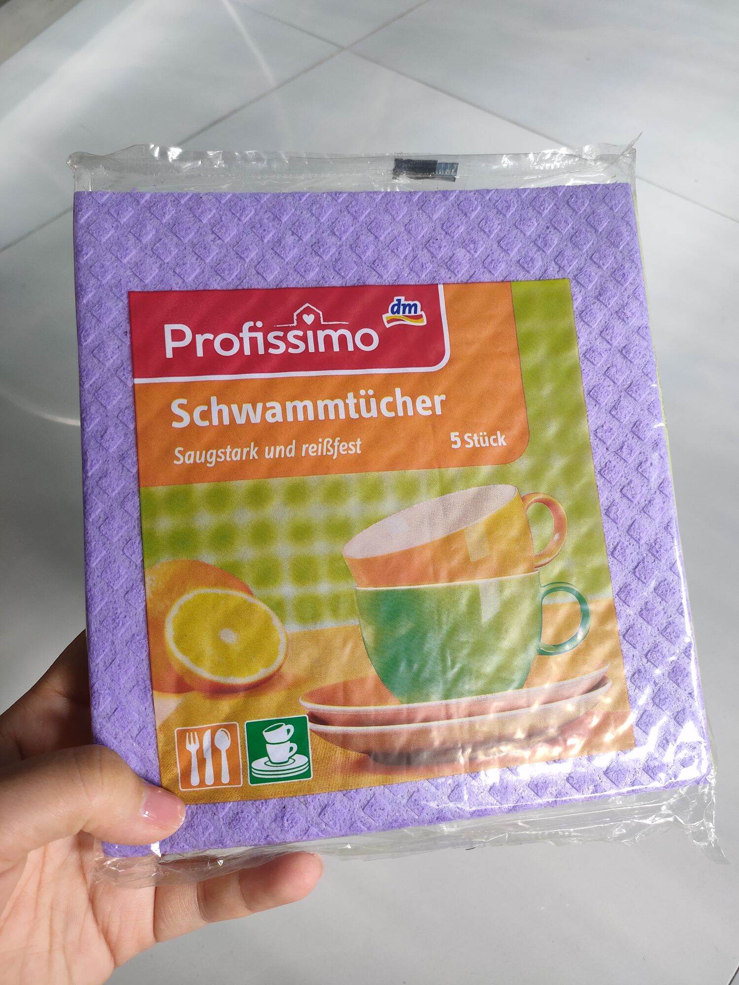Khăn lau đa năng Profissimo 5 miếng - 75k