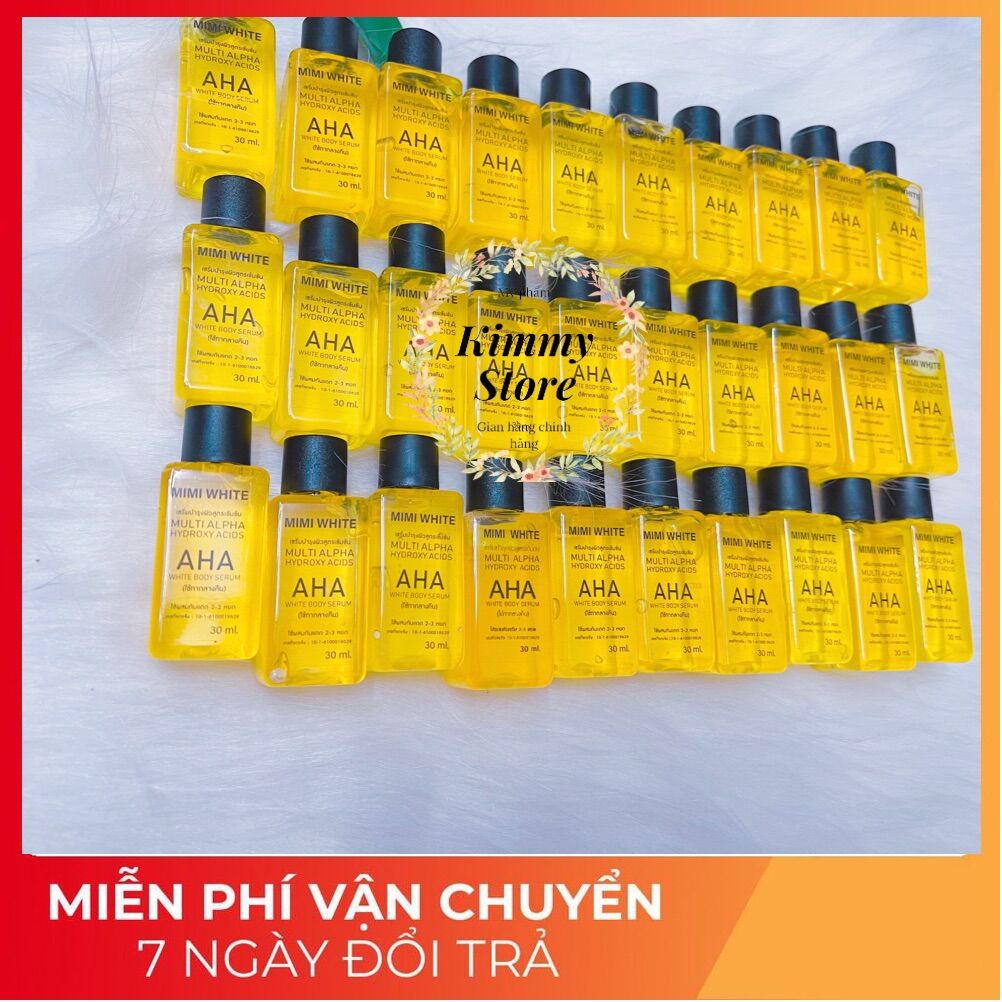 1 chai serum kích trắng AHA mimi white 30ml