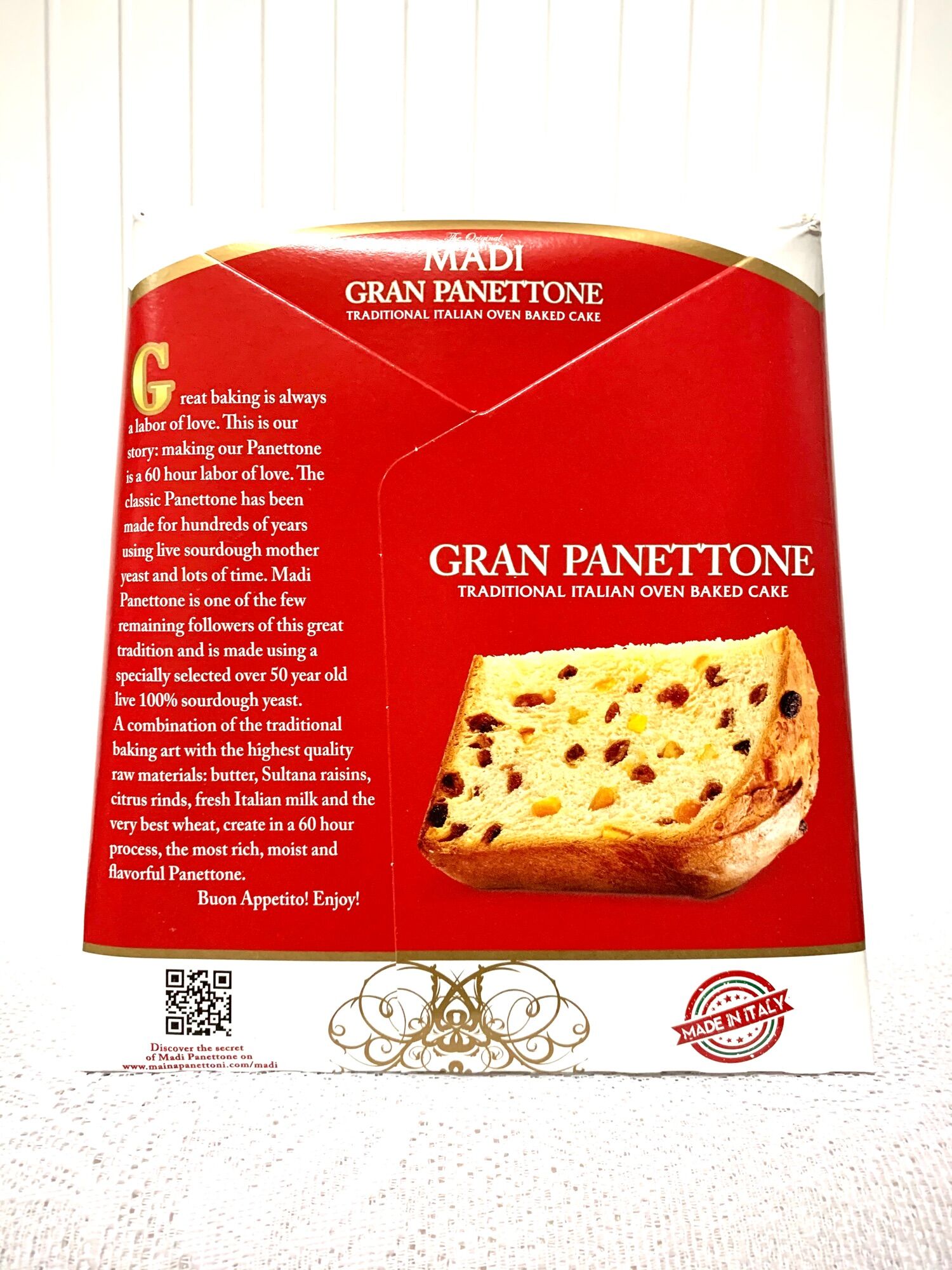 Bánh MADI Gran Panettone Ý (1000g)