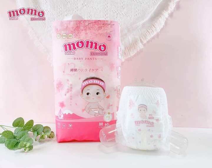 Bỉm Momo diamond tinh chất hoa anh đào
