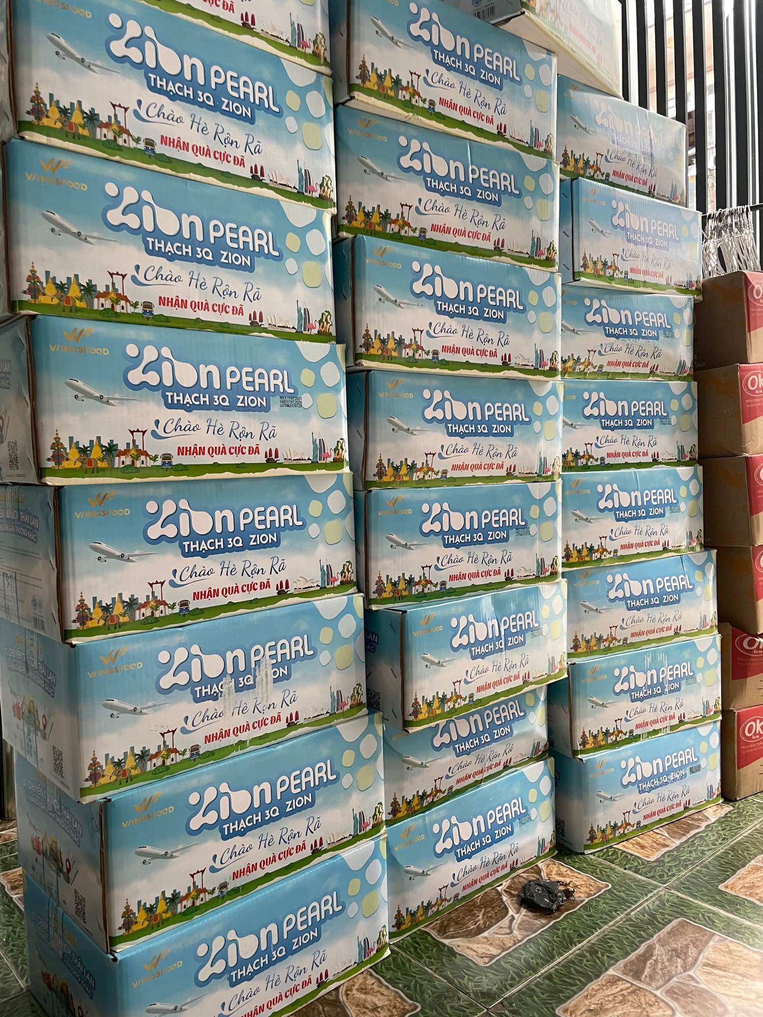 Trân Châu 3Q ZION trắng - bịch 2kg (Wings Food)