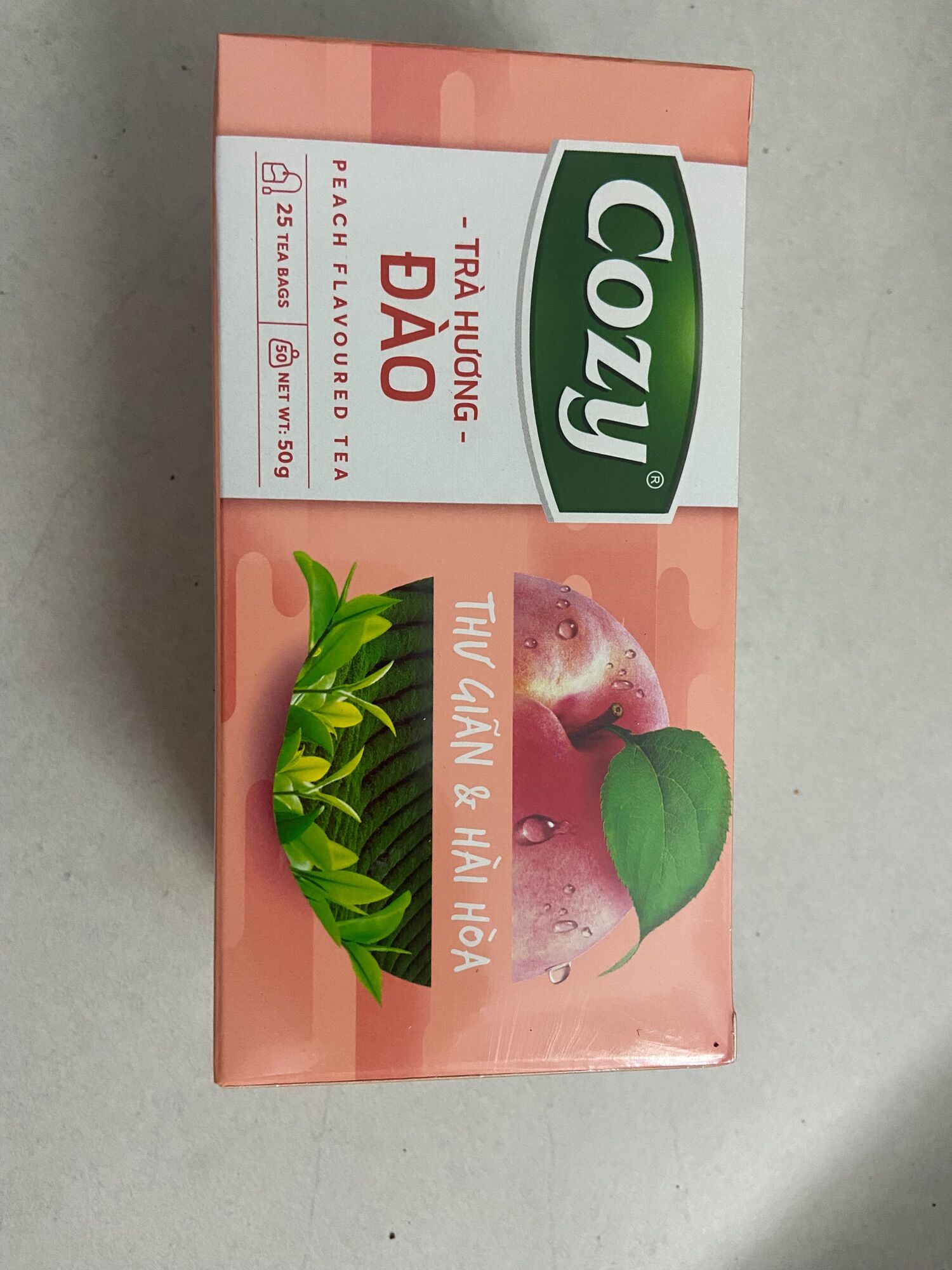 Trà đào Cozy túi lọc ( 25gói )