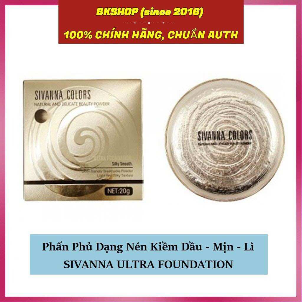 Phấn phủ kiềm dầu sivanna tông sáng dạng nén hf689 - phấn nén tông sáng sivanna colors