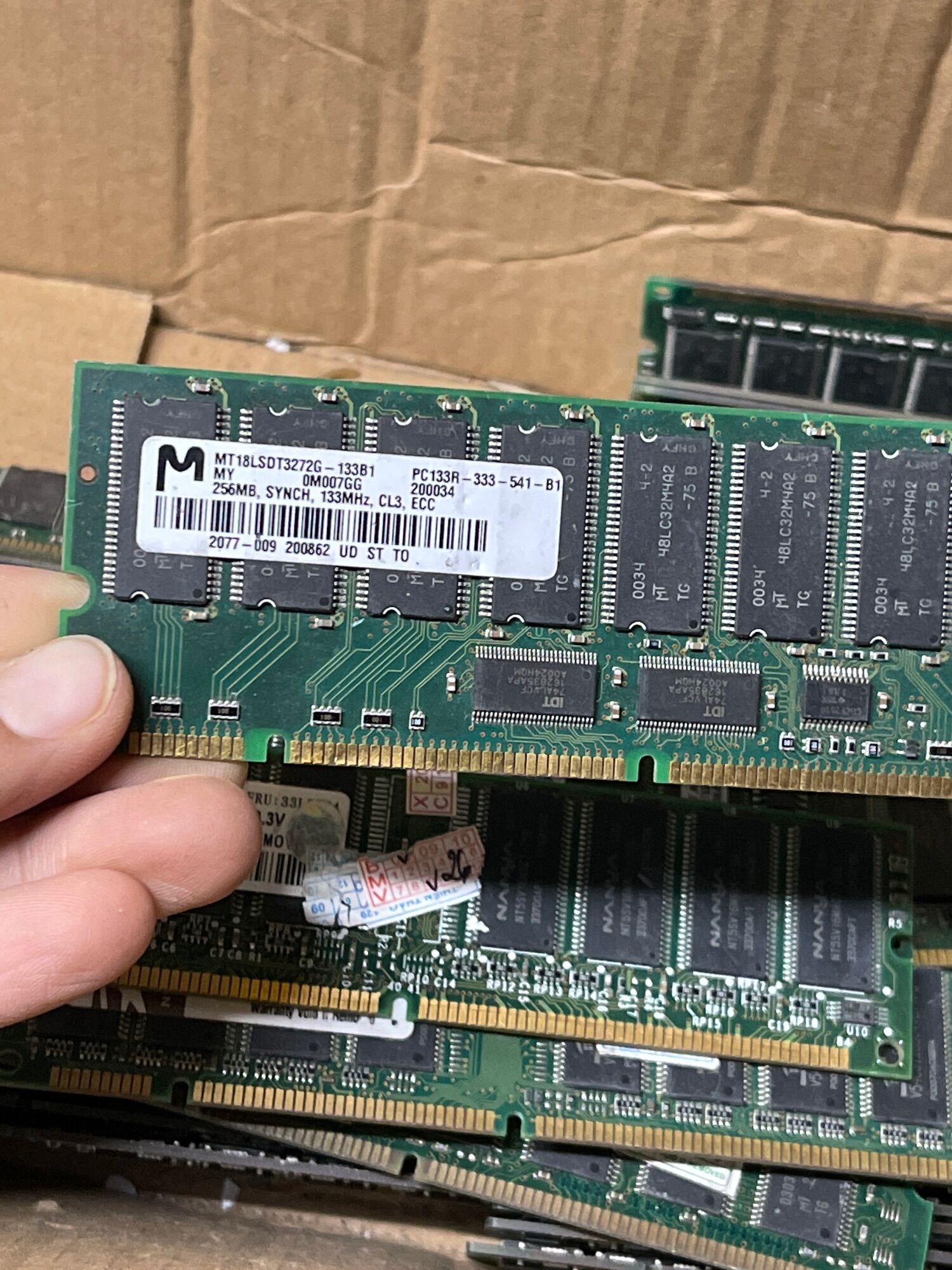 Ram Sdram Computer 256Mb Pc 100 Pc 133