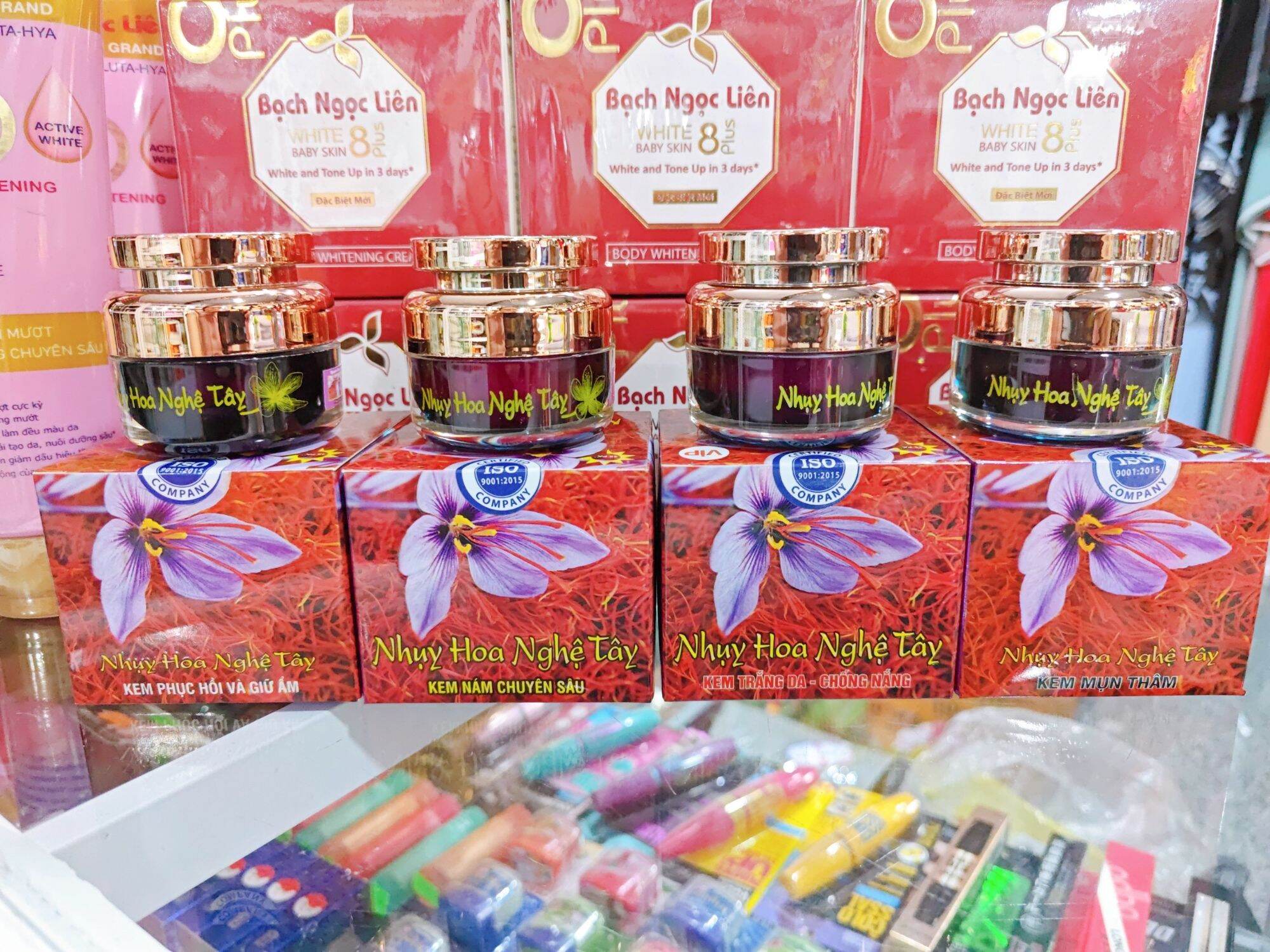 [ chính hãng ] Kem Dưỡng Trắng Da Nhụy Hoa Nghệ Tây Cao Cấp 12g