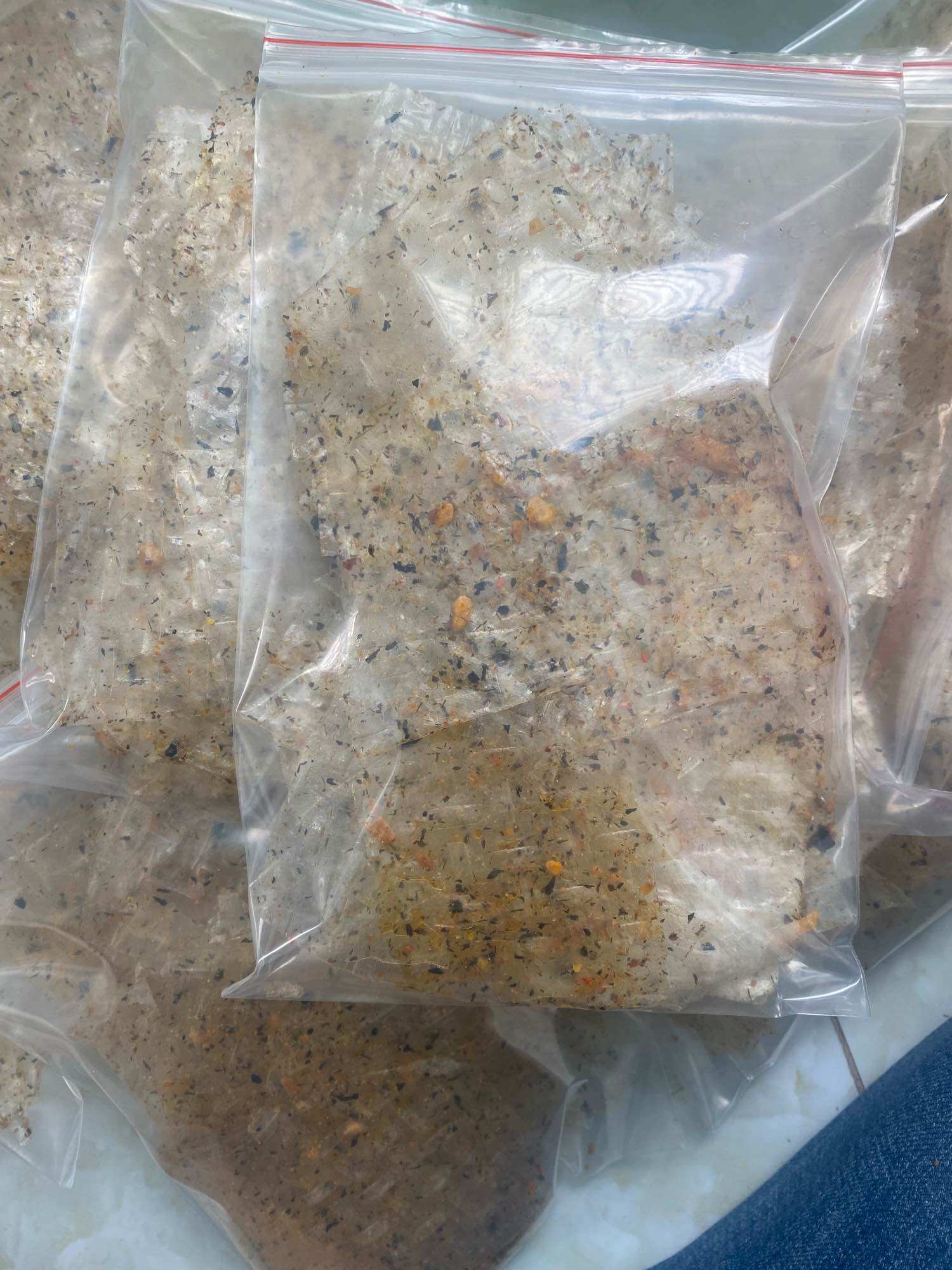 Bánh tráng rong biển cháy tỏi