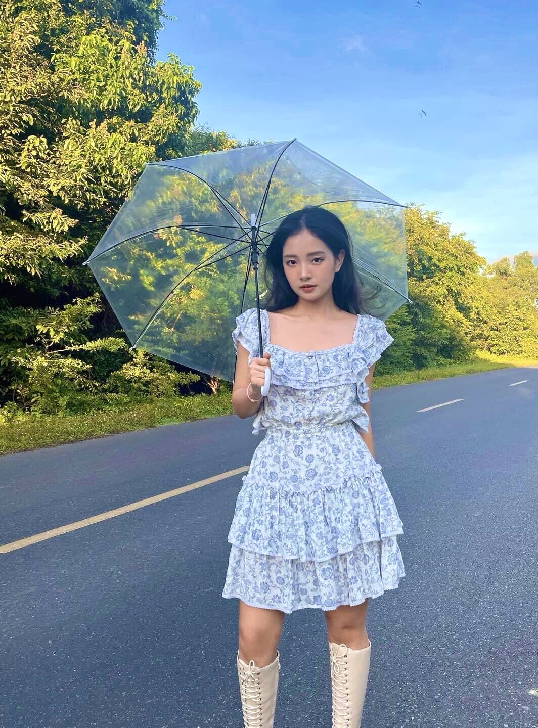 Đầm TCB Blue Star tag rời size M thanh lý - The Country Boutiques