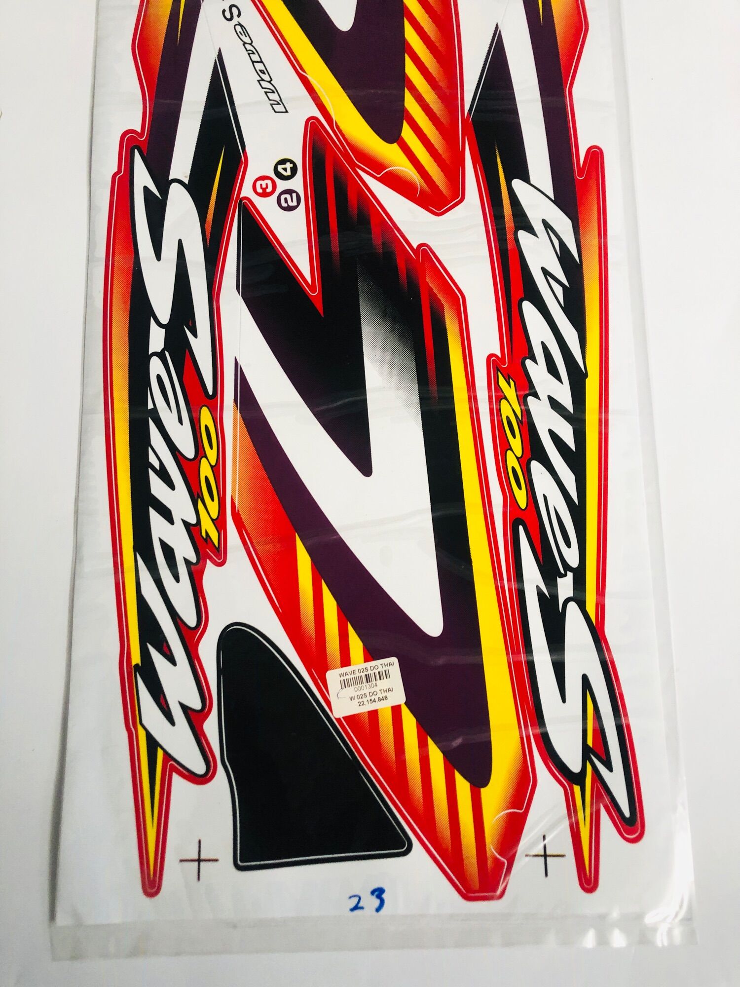 TEM WAVE 2002S ĐỎ THÁI DÀNH CHO WAVE NHỎ