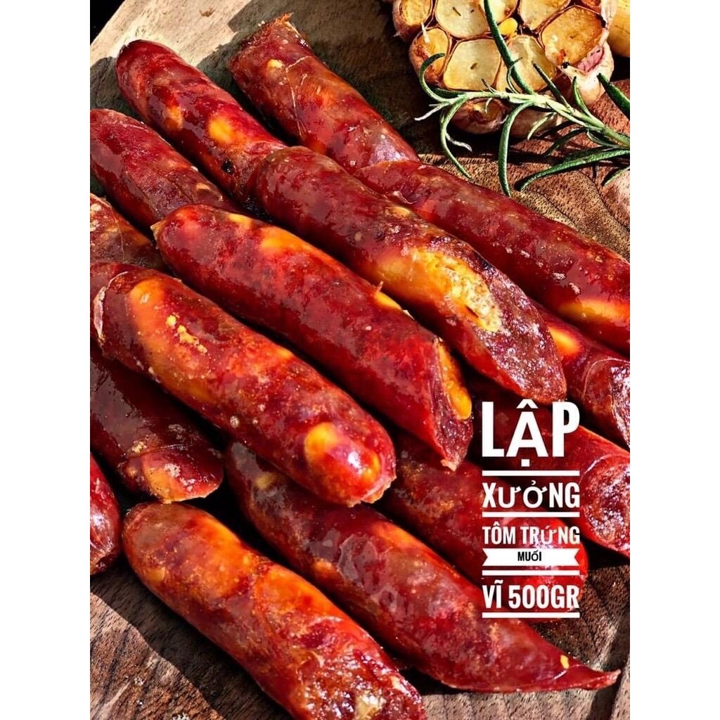 Lạp xưởng tôm trứng muối 1kg