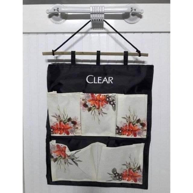 Giỏ treo tường đa năng clear 5 ngăn