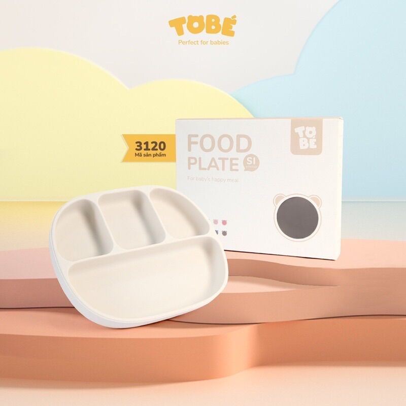 Khay ăn dặm Eco silicone To Bé