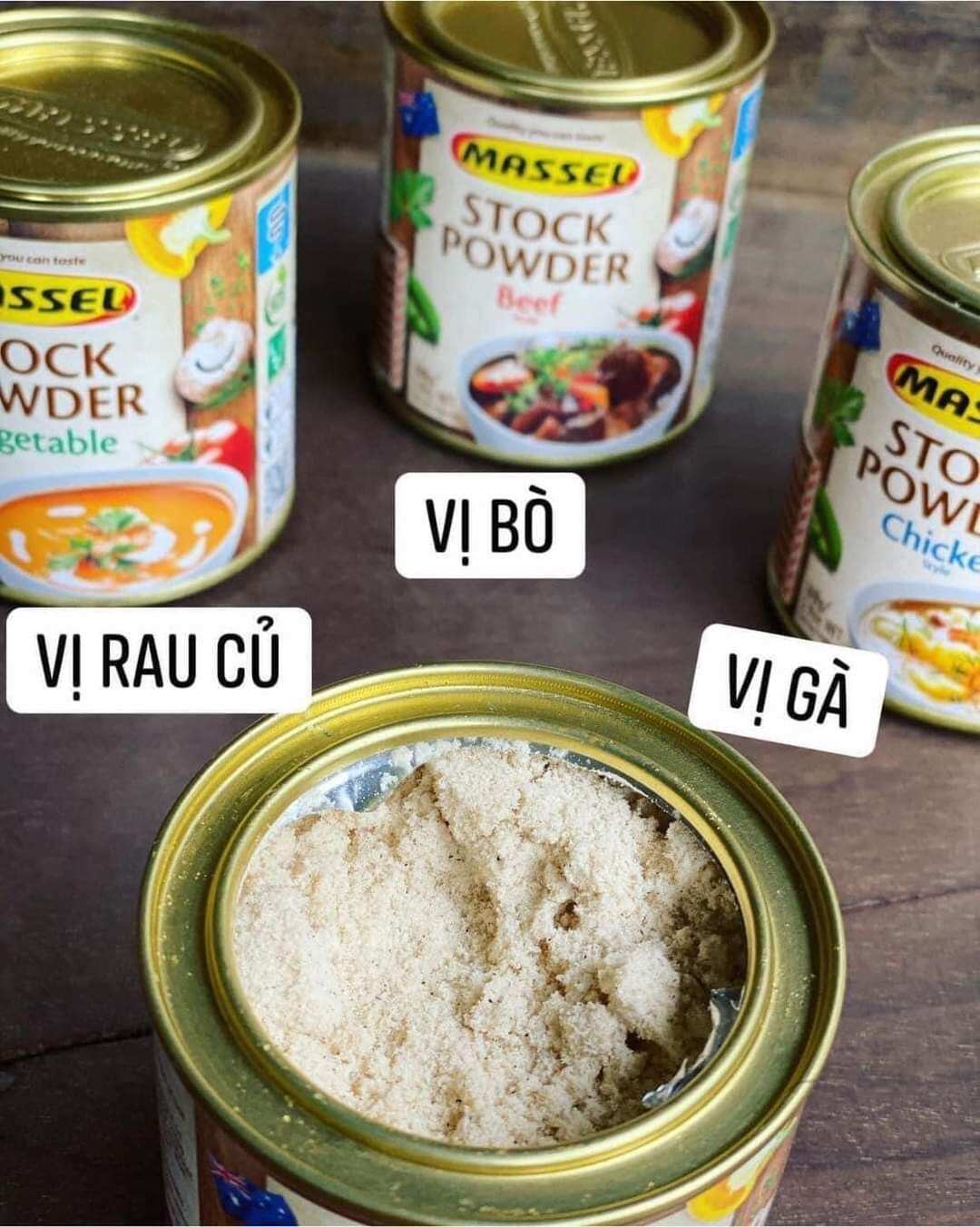 Hạt nêm Massel hữu cơ Úc 168gr