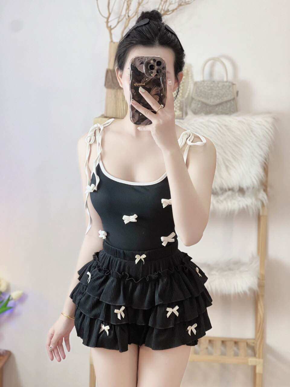 ÁO HAI DÂY NƠ (ảnh thật)