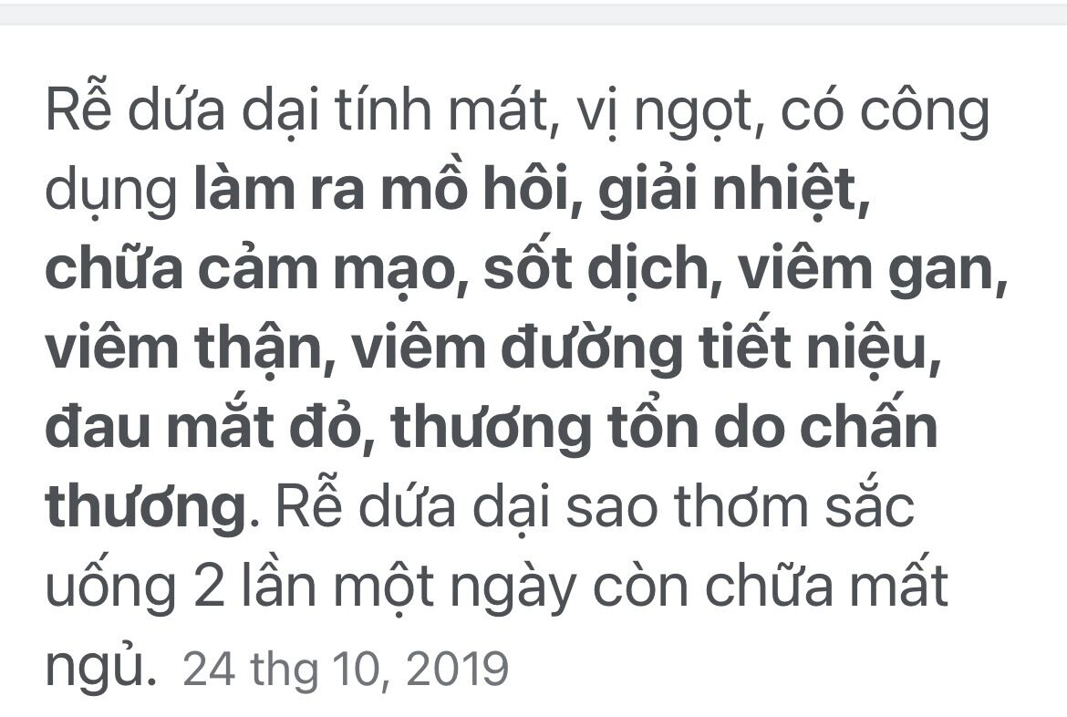 Thân gốc rễ cây dứa dại 1kg