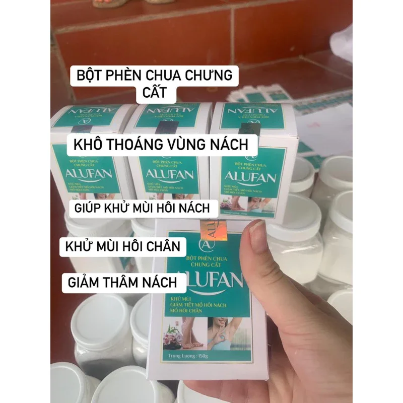 Bột Phèn Chua Chưng Cất ALUFAN