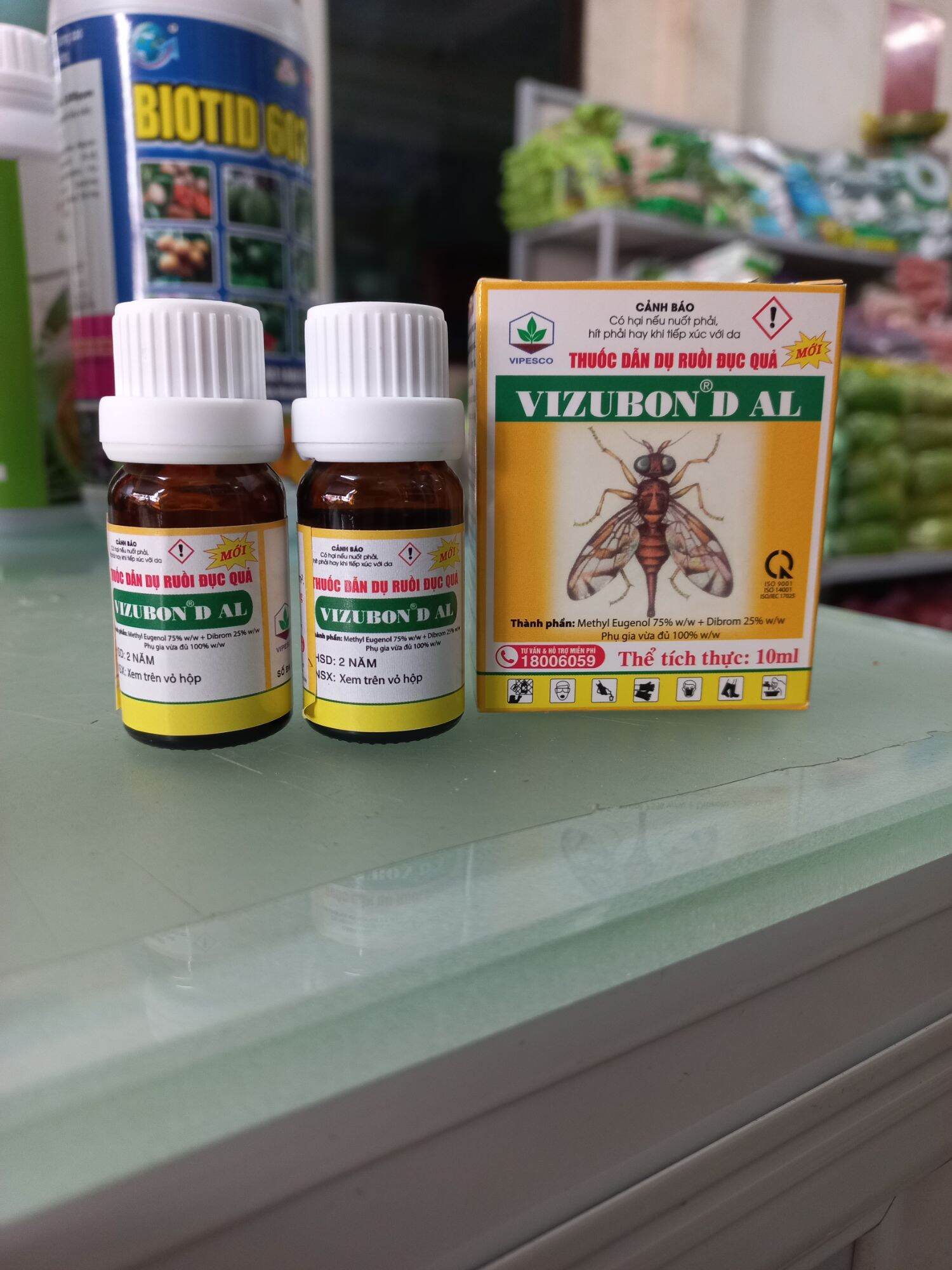 Chất dẫn dụ ruồi đục trái Vizubon-D 10ml