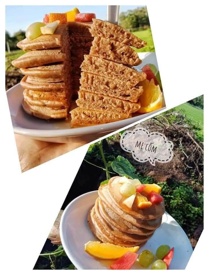 Bột làm bánh Pancake morinaga Nhật Bản cho bé (Bánh rán doremon)