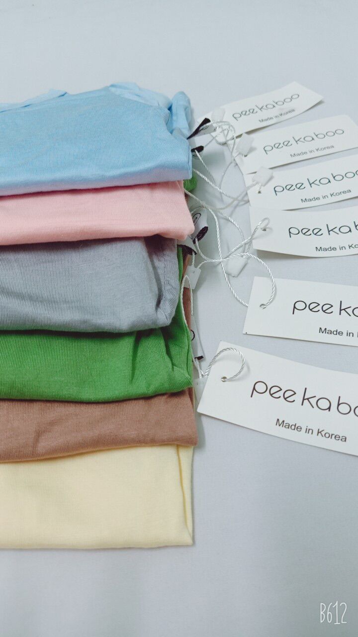 Bộ cộc thay thun lạnh Pekaboo bé trai bé gái