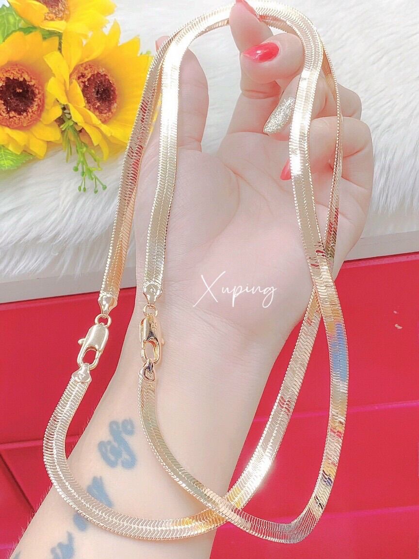 Dây chuyền mì xuping mạ vàng 18k cao cấp cực bền màu