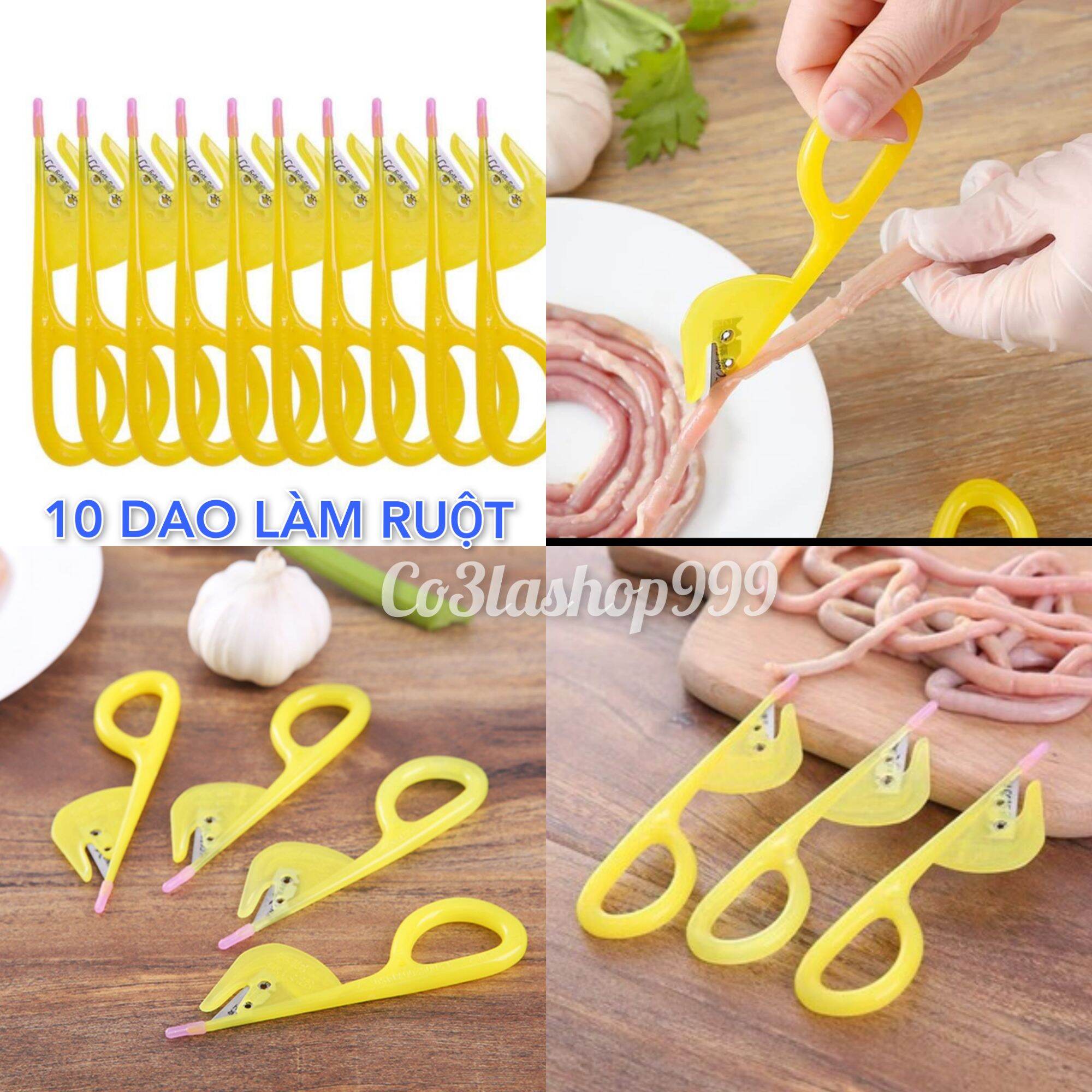 Set 10 hoặc 50 dao làm ruột vịt màu ngẫu nhiên tùy đợt hàng
