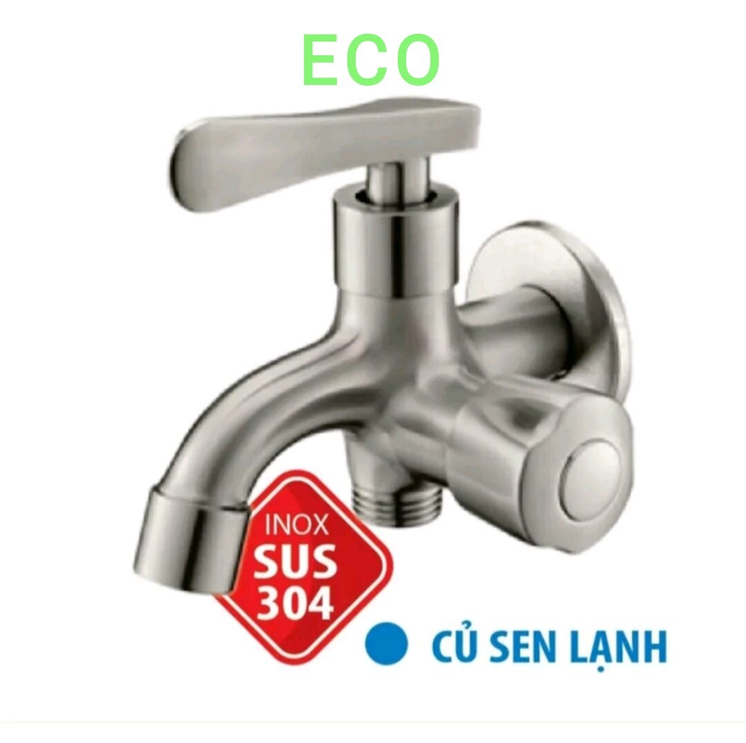 Củ sen inox 304, vòi tắm sen nước lạnh inox 304