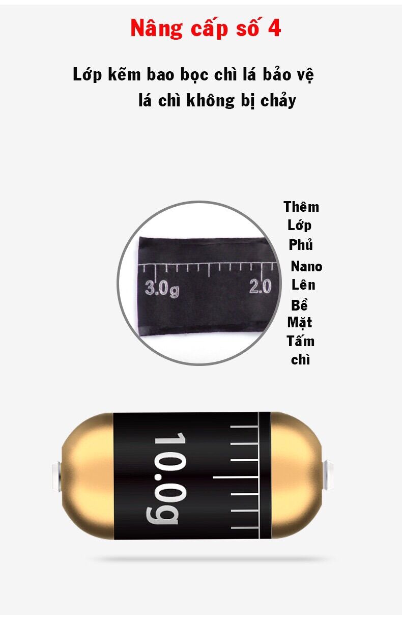 Chì lá câu cá chuyên săn hàng đủ size(combo 3v)